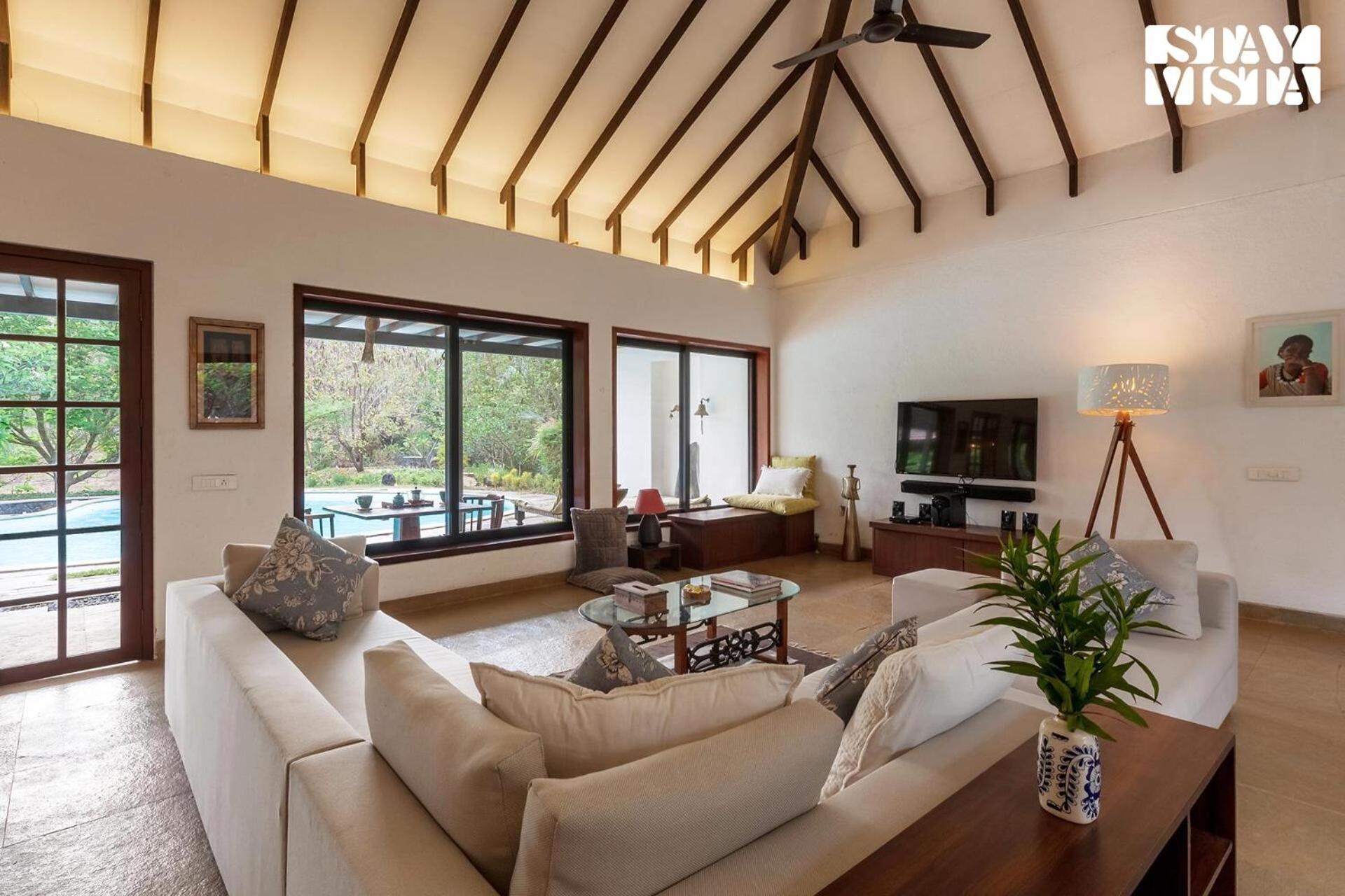 Wander Beyond By Stayvista - Featuring A Bali-Themed Abode And A Refreshing Swimming Pool Alībāg Zewnętrze zdjęcie