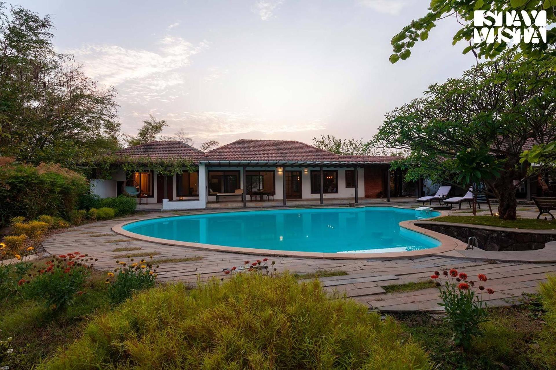 Wander Beyond By Stayvista - Featuring A Bali-Themed Abode And A Refreshing Swimming Pool Alībāg Zewnętrze zdjęcie